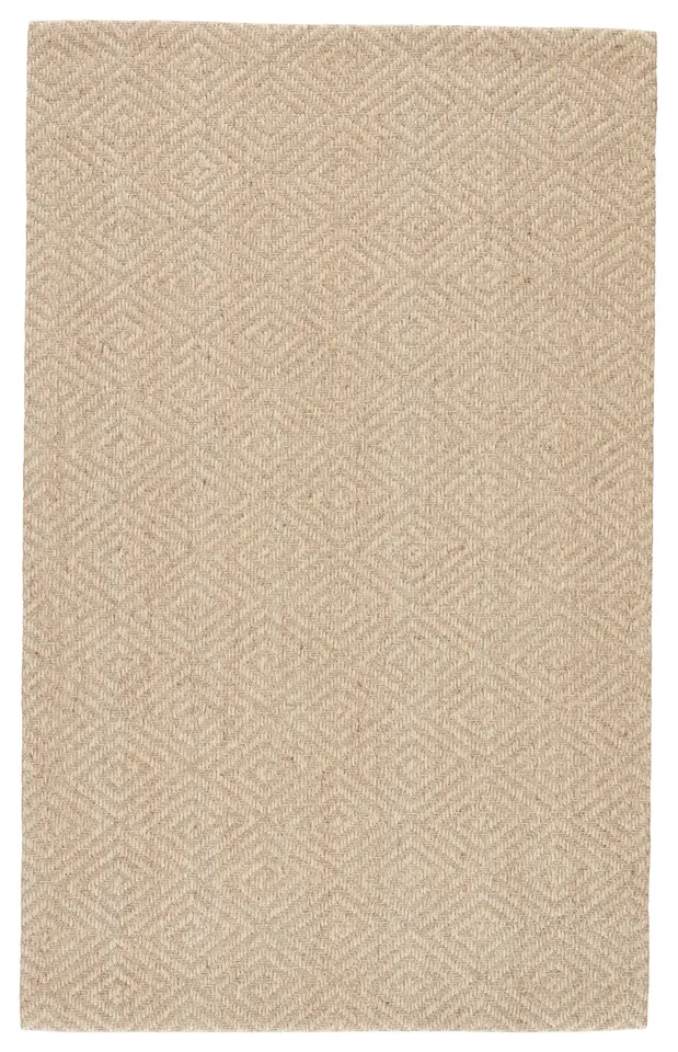 Tampa Natural Geometric Gray Area Rug (4'X6')