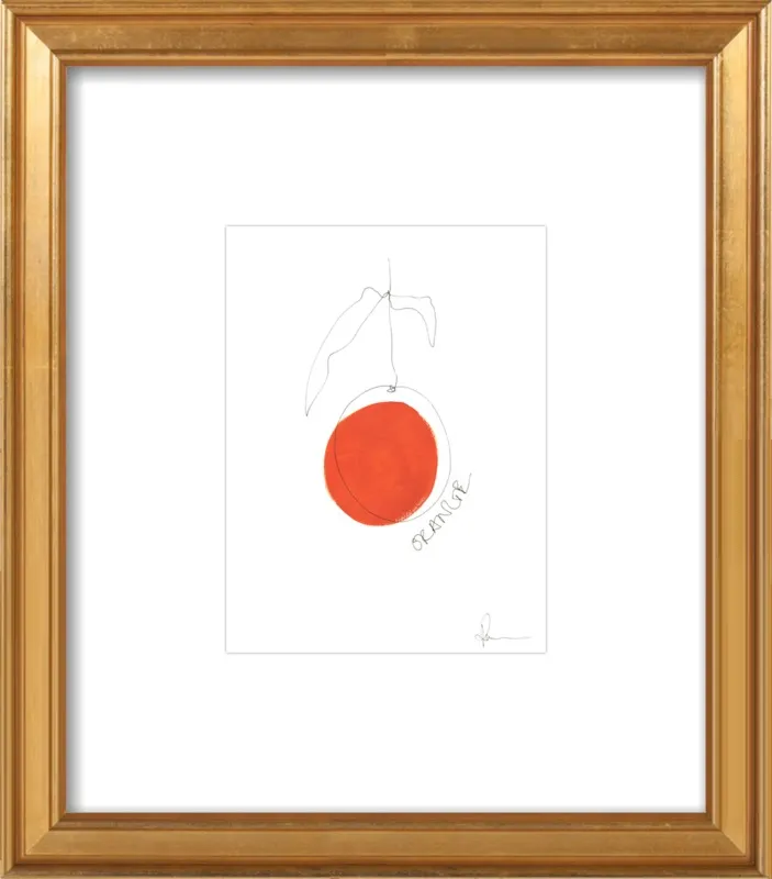 Orange by Polly Mann for Artfully Walls