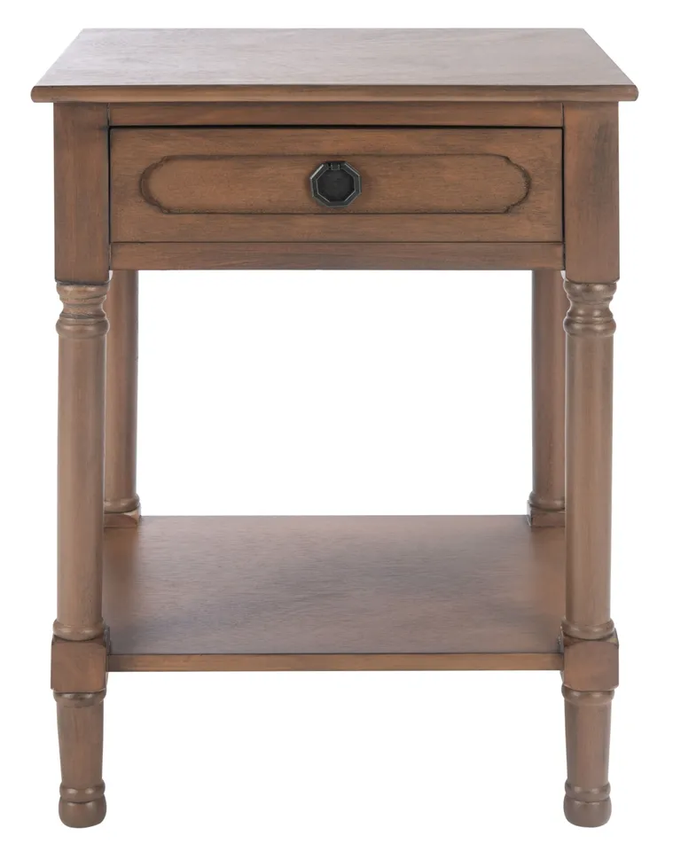 Allura 1 Drawer Accent Table - Brown