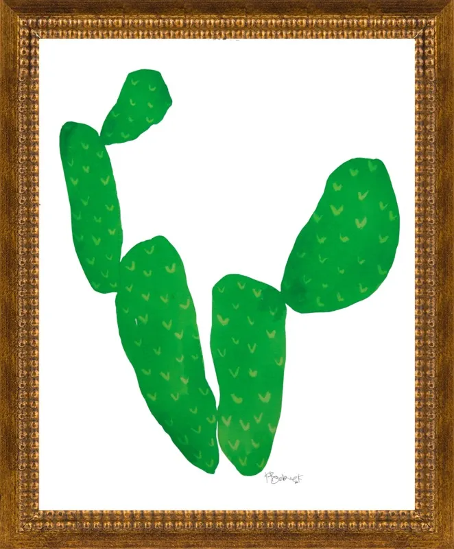 Green Cacti by Kate Roebuck for Artfully Walls