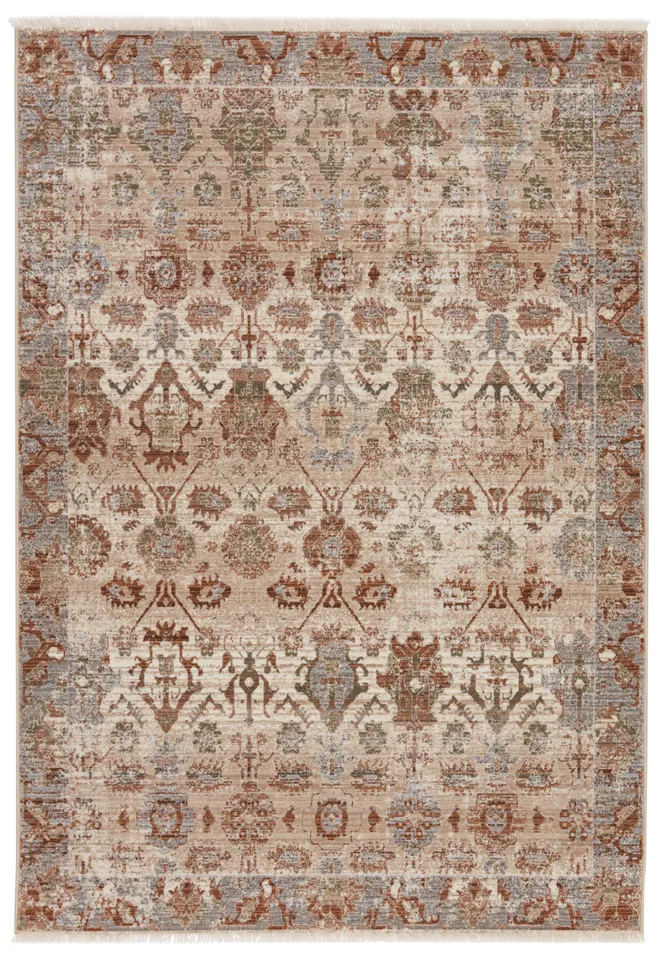 Label J Luana ZFA01 Oriental Beige and Cream Area Rug (9'X12'11")