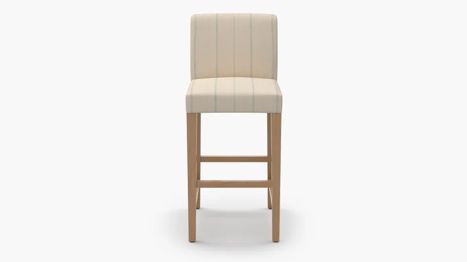 Signature Dining Bar Stool, Sky Felix, Natural Square Tapered Leg