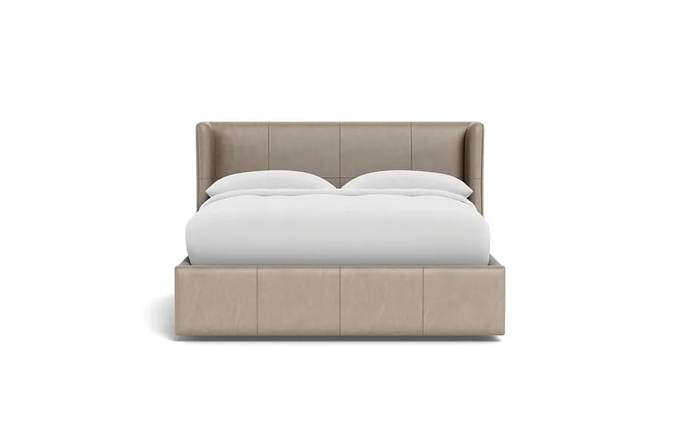 Graham Leather Upholstered Bed with Storage Option