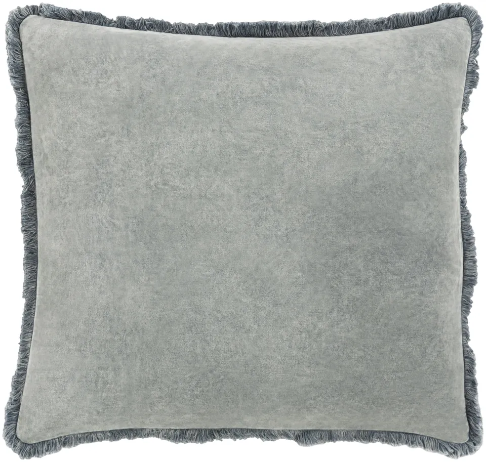 Washed Cotton Velvet WCV-003 20"L x 20"W Polyester Filled Pillow