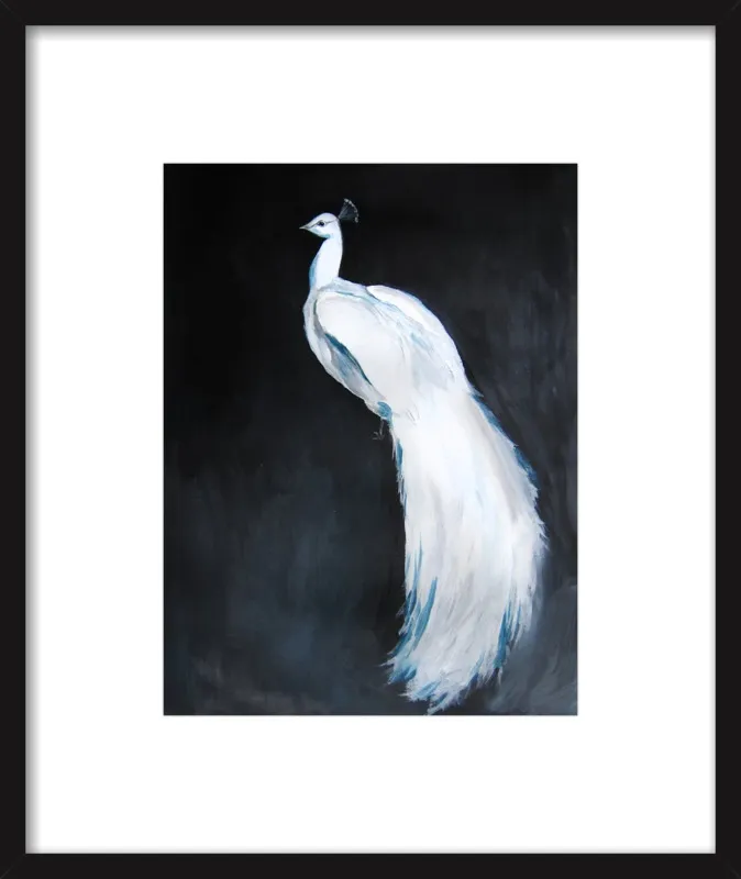 White Peacock II by Christine Lindstrom for Artfully Walls