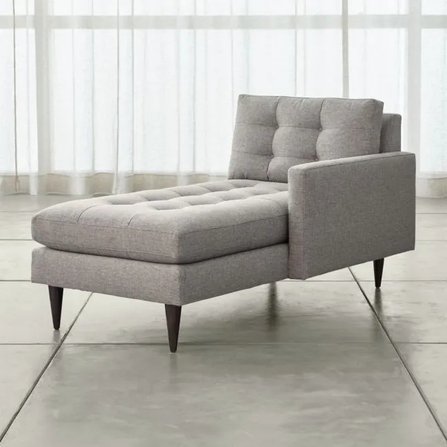 Petrie Midcentury Right-Arm Chaise Lounge Sectional Piece