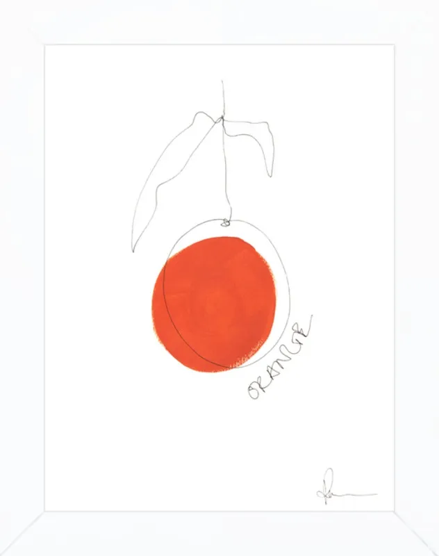 Orange by Polly Mann for Artfully Walls