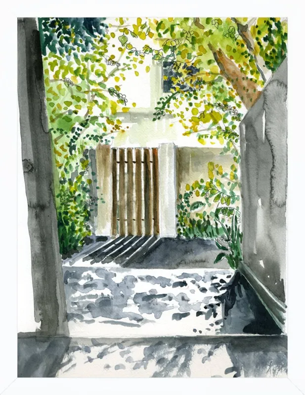 Garden Gate by Miri Eshet for Artfully Walls
