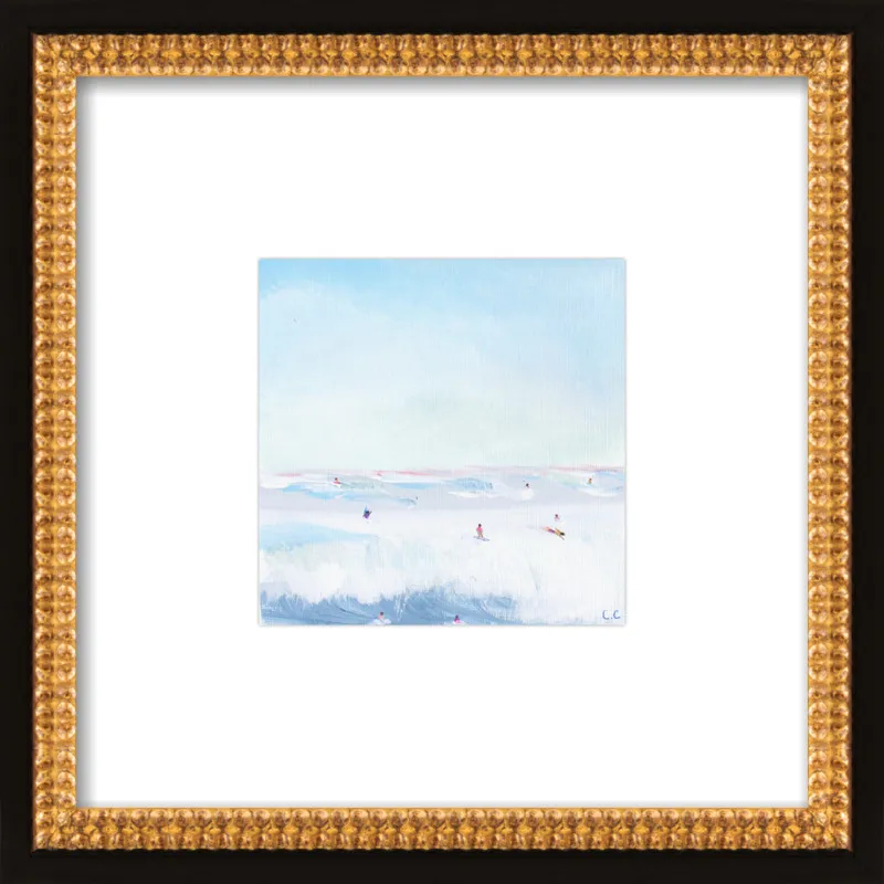 Soft Blue Surf  by Caroline Chriss  for Artfully Walls