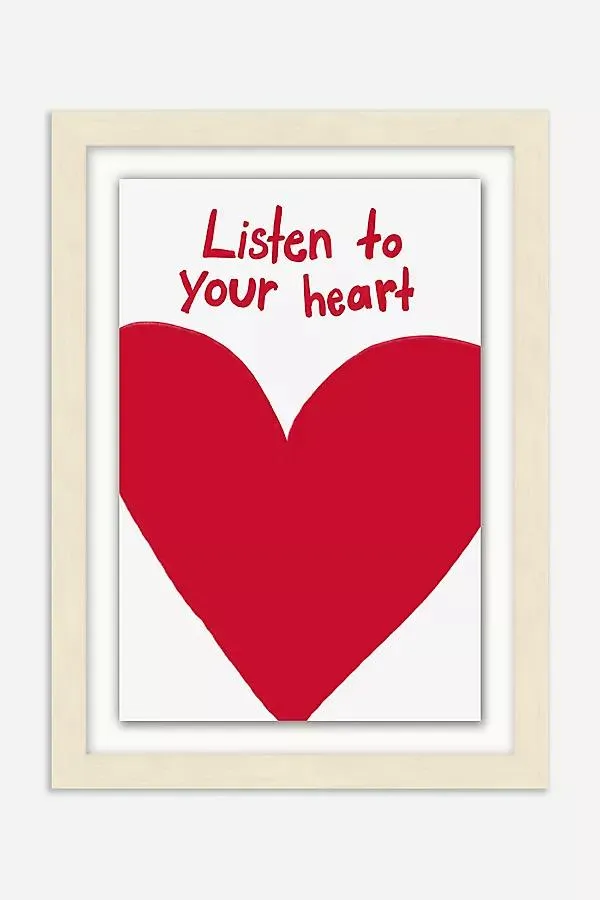 Listen to Your Heart Wall Art
