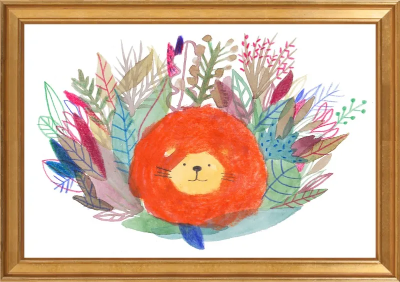 Lion by Marion Barraud for Artfully Walls