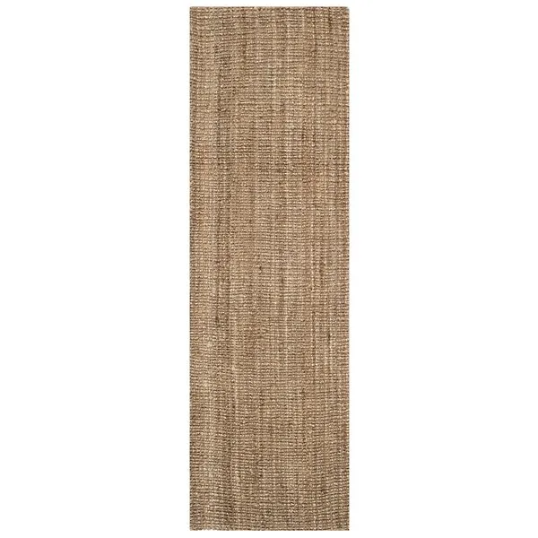Natural Weave Chunky Stripe Two-Tone Area Rug