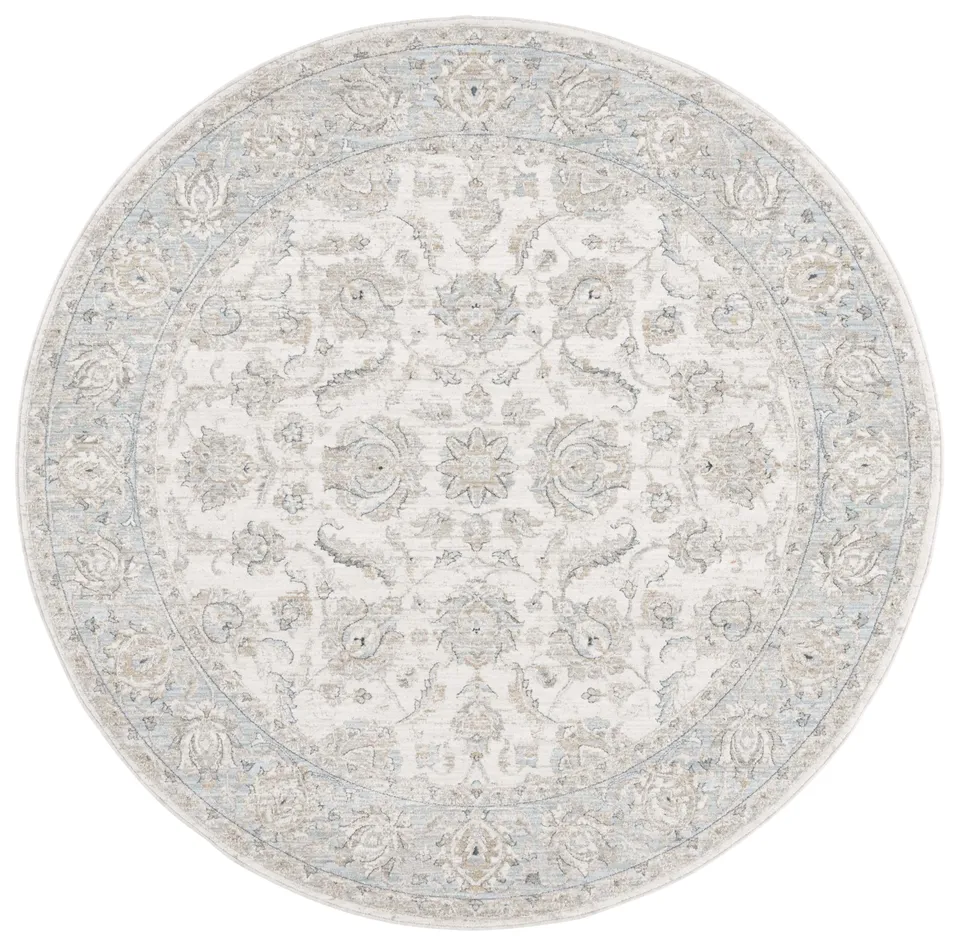 Lauren Ralph Lauren Collection Palmerston Rug, Ivory/Blue, 6'7" Round