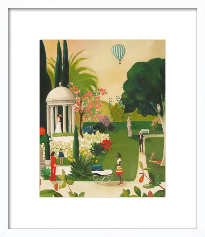 A Fainting in the Botanical Gardens by Janet Hill for Artfully Walls