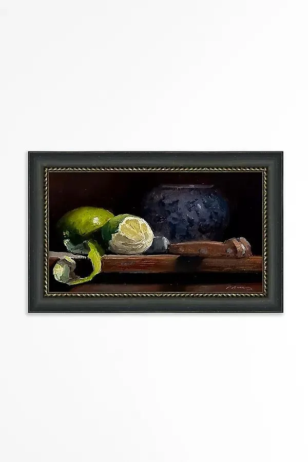 Lime Still Life Wall Art