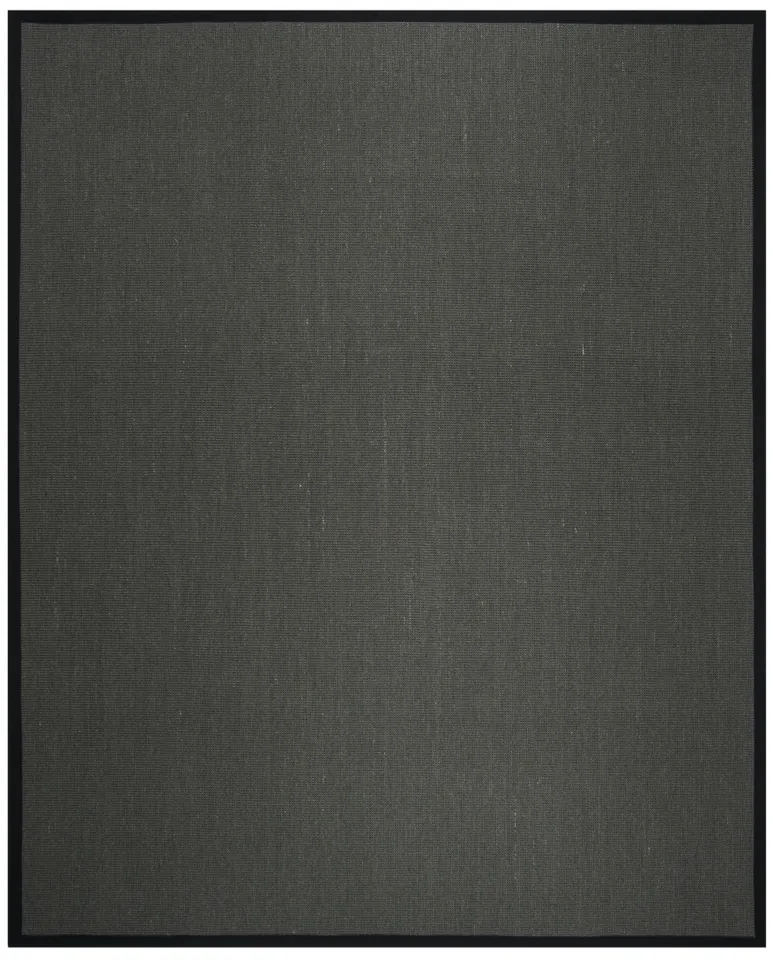 Arlo Home Woven Area Rug, NF131D, Anthracite/Black,  8' X 10'