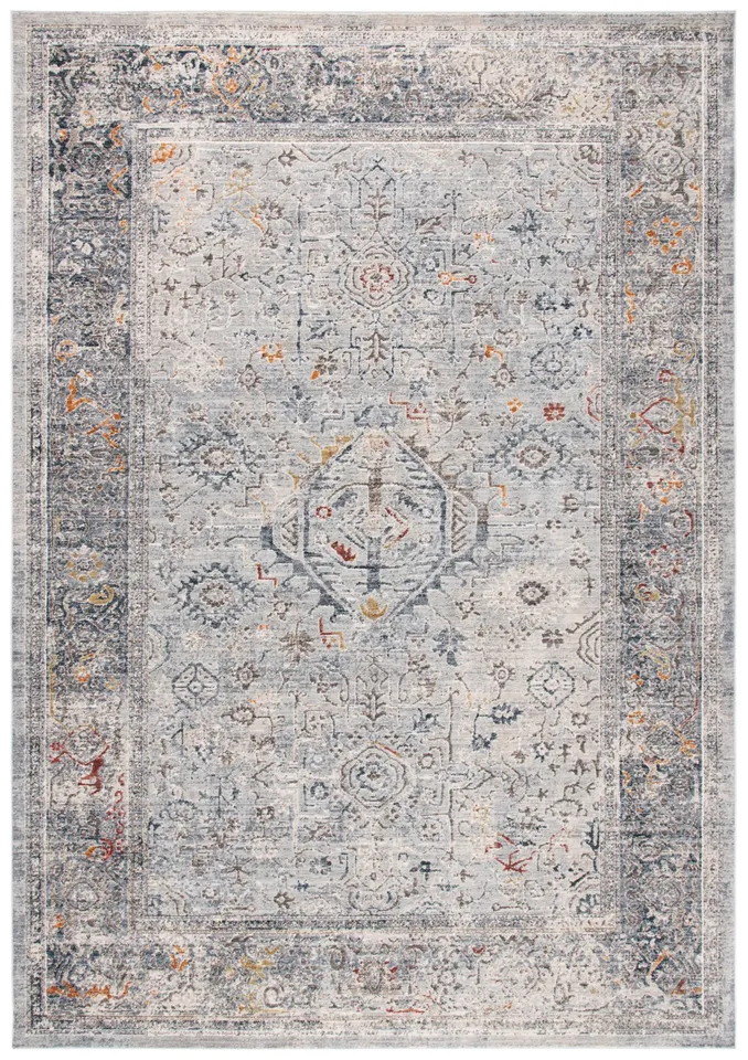 Lauren Ralph Lauren Collection Dahrya Rug, Light Grey / Navy, 4' x 6'