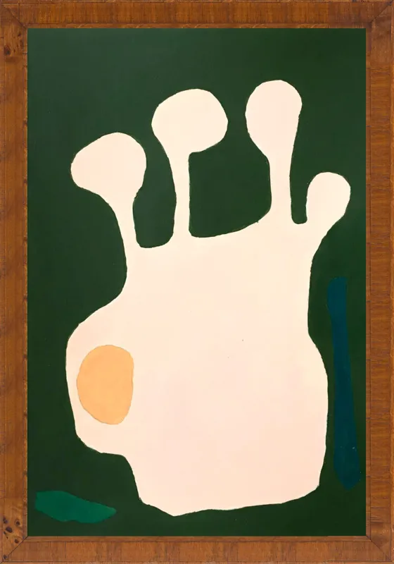 Nectarine Vase, abstraction 11 by Neicy Frey by Neicy Frey for Artfully Walls
