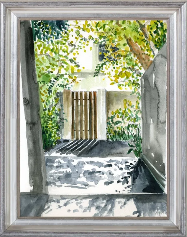Garden Gate by Miri Eshet for Artfully Walls