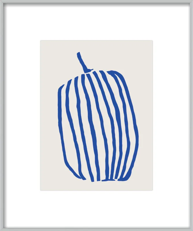 Striped pumpkin by Jessica Nielsen for Artfully Walls