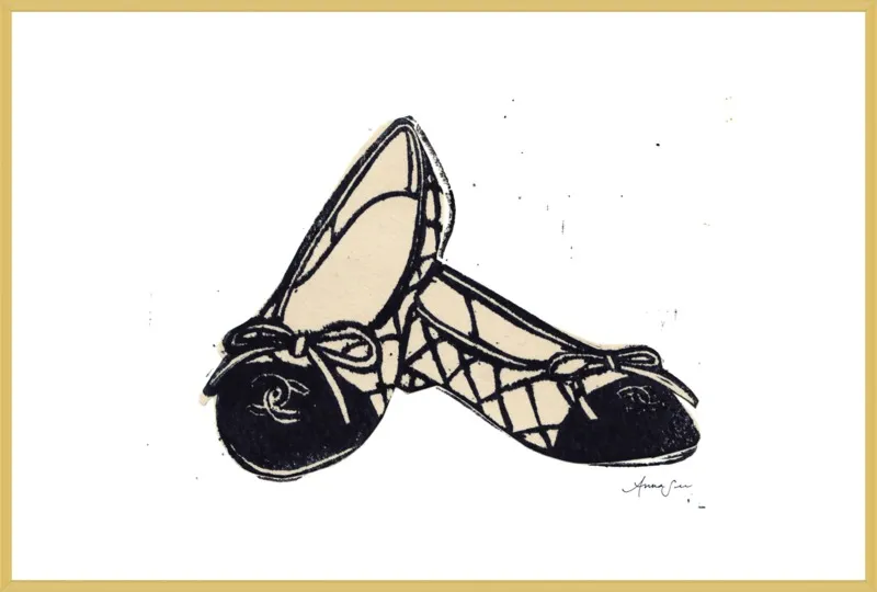 Chanel Ballet Flats by Anna See for Artfully Walls