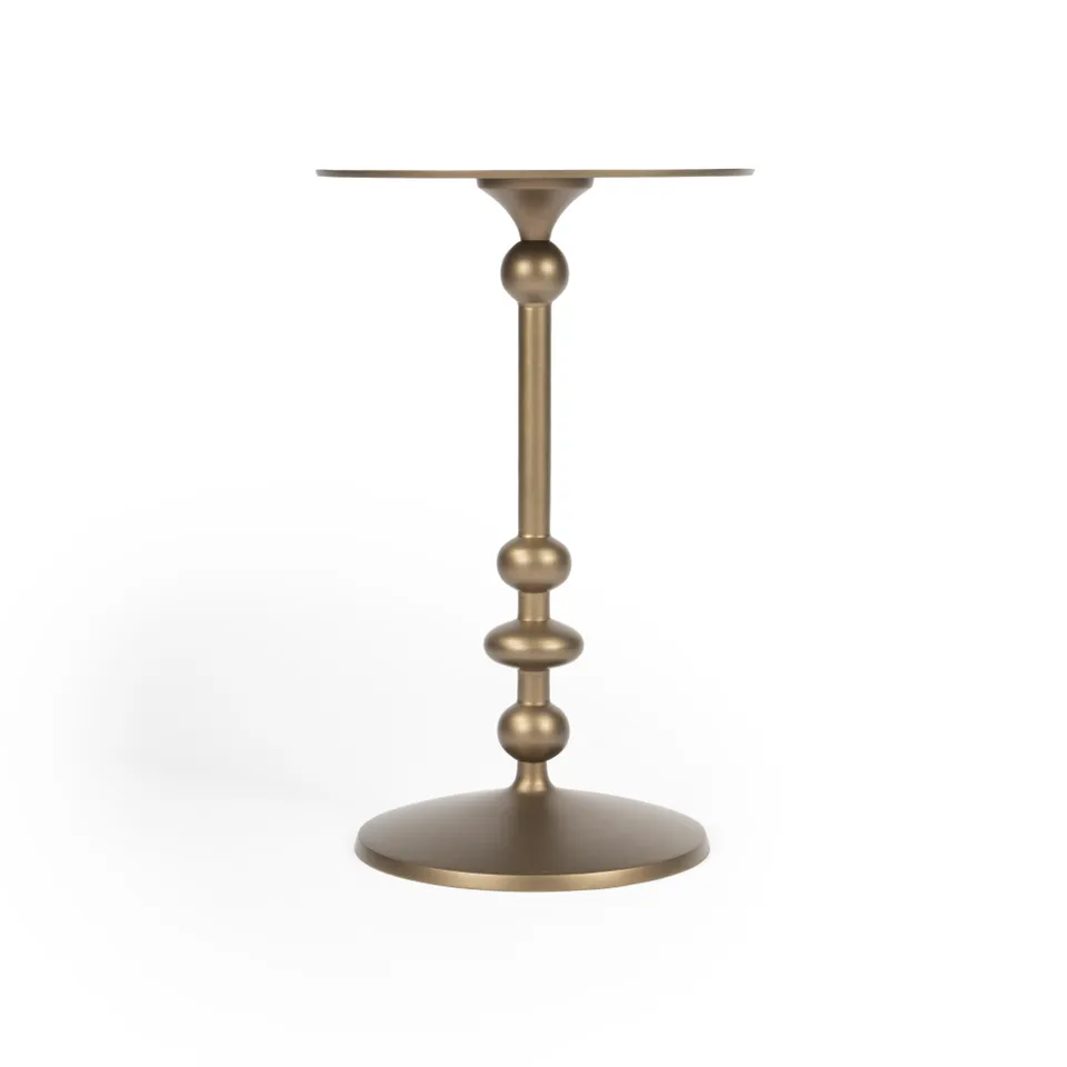 Zora Gold Powder Side Table