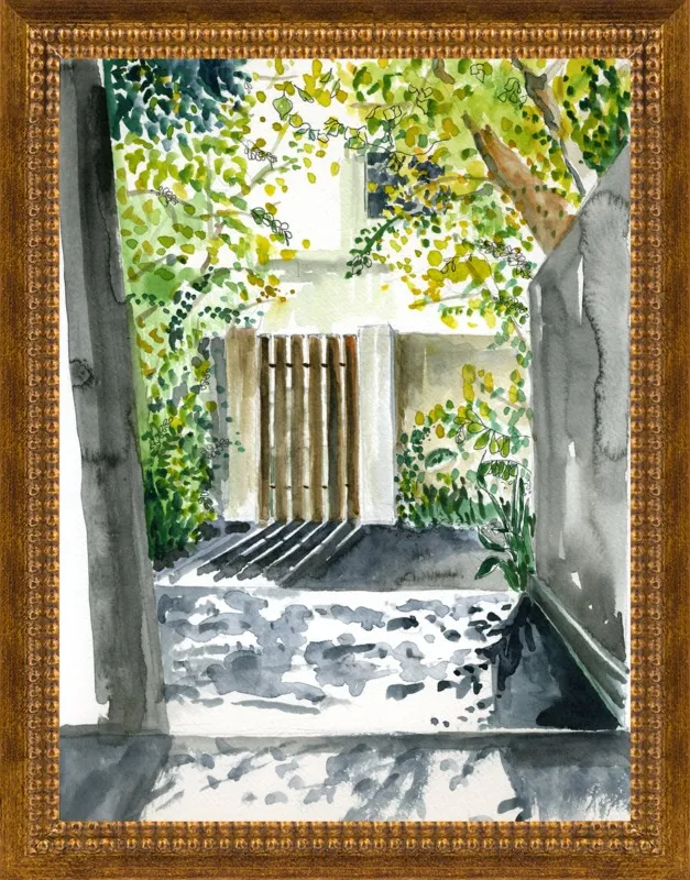 Garden Gate by Miri Eshet for Artfully Walls