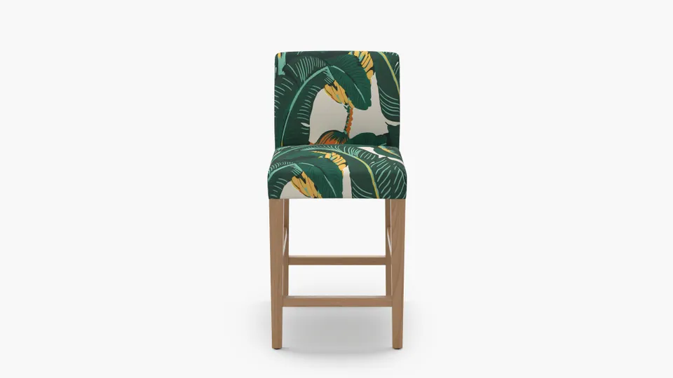 Signature Dining Counter Stool, Martinique®®, Natural Square Tapered Leg