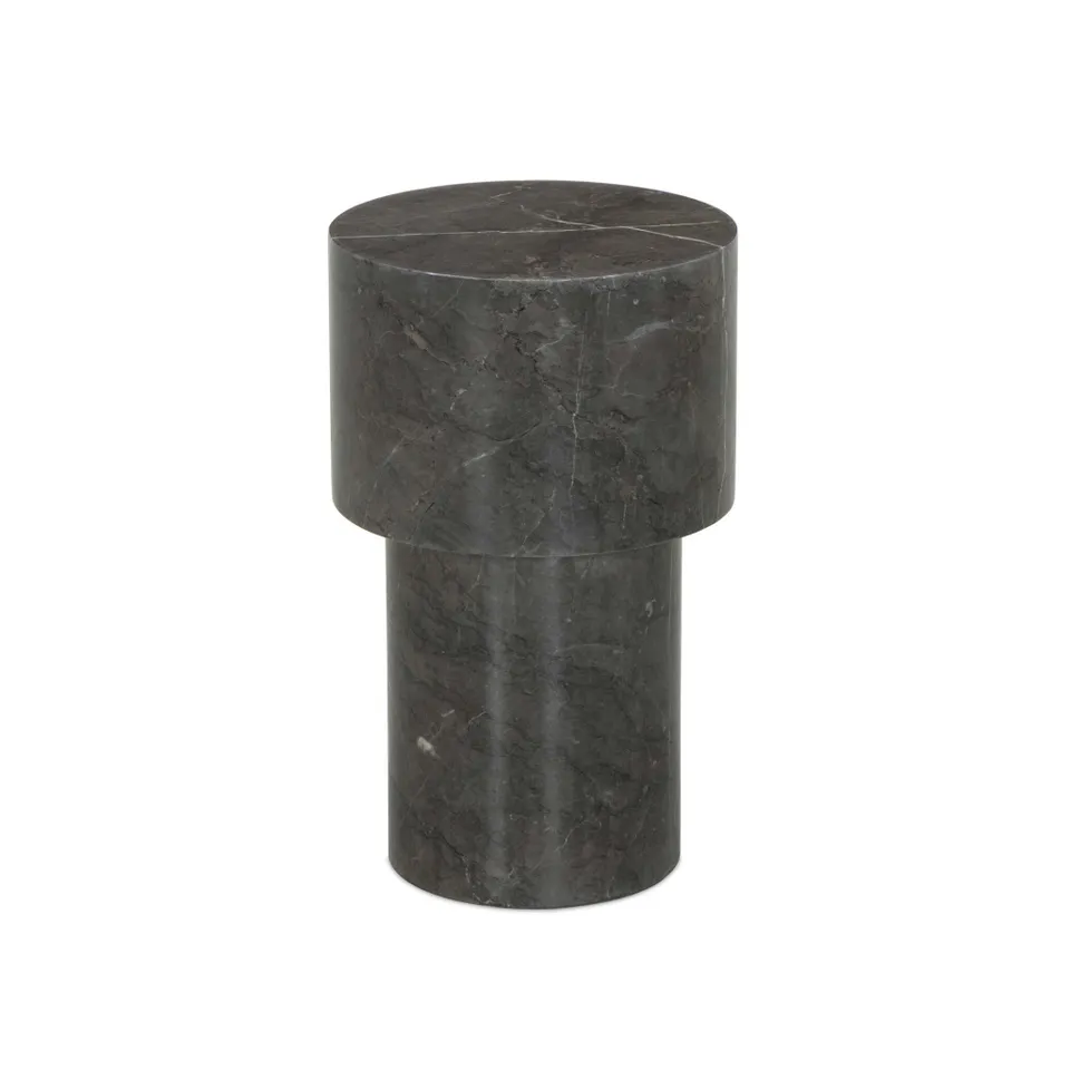 Guthrie End Table - Warm Grey Marble