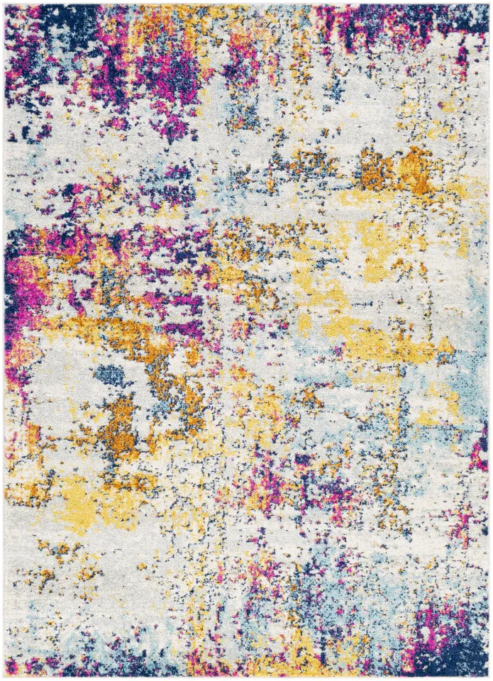 Sunderland Blue Indoor 5'3" x 7'3" Machine Woven Rug