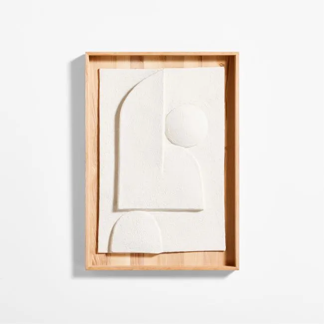 "Lain I" Paper Mache Wall Art