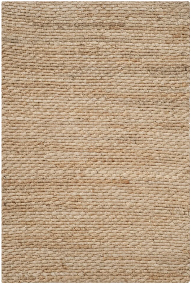 Arlo Home Hand Woven Area Rug, NF459A, Natural,  2' 6" X 4'