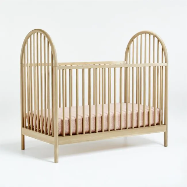 Canyon Spindle Natural Wood Convertible Crib by Leanne Ford
