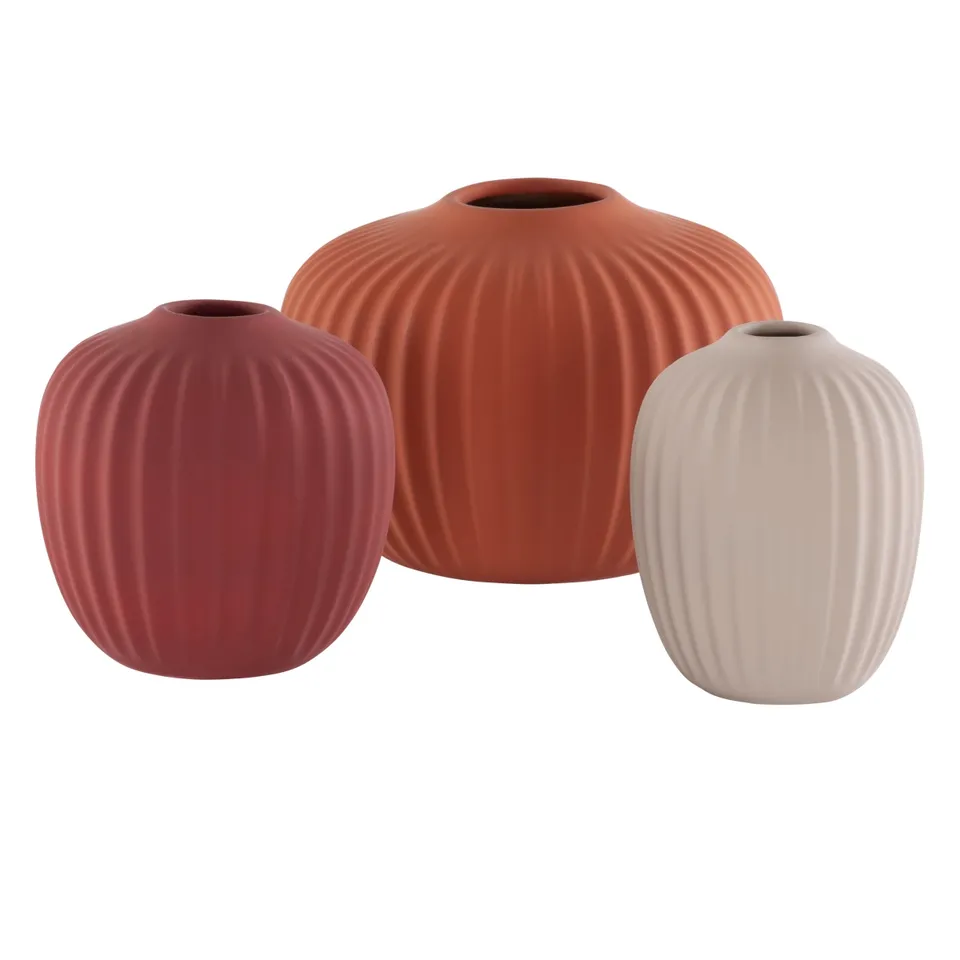 Jacie Ceramic Vase, Set Of 3 - Assorted