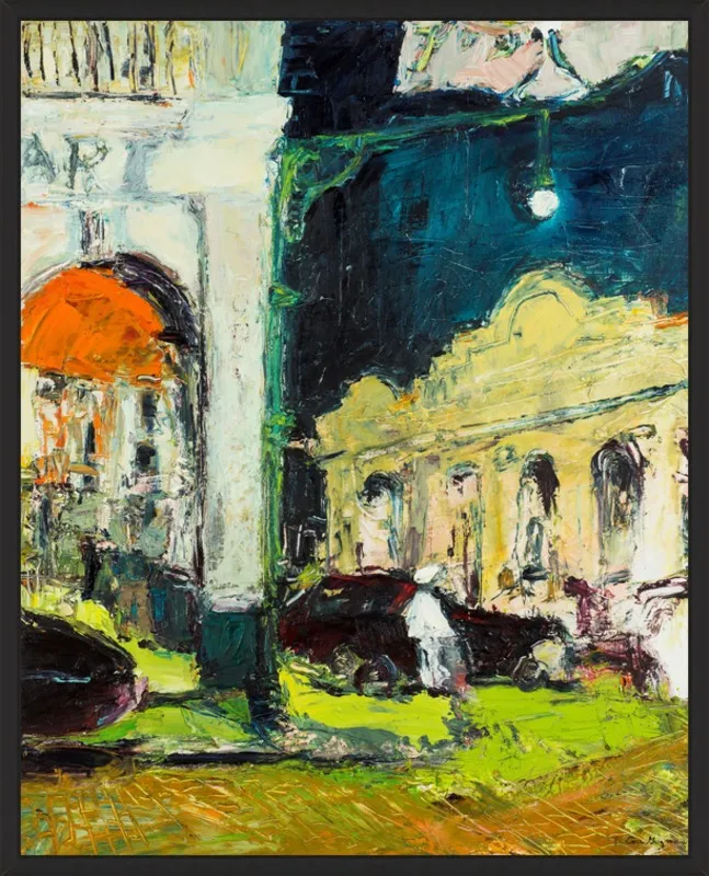 La Vida Cuba Street Corner near Sloppy Joe Bar in Old Havana by Ana Guzman for Artfully Walls