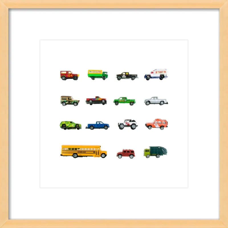 Vintage Toy Trucks by Jennifer Steen Booher for Artfully Walls