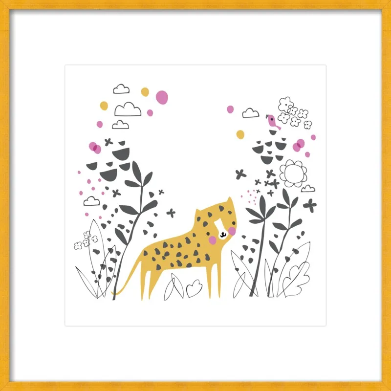 Little jungle leopard by Lizzie Mackay for Artfully Walls