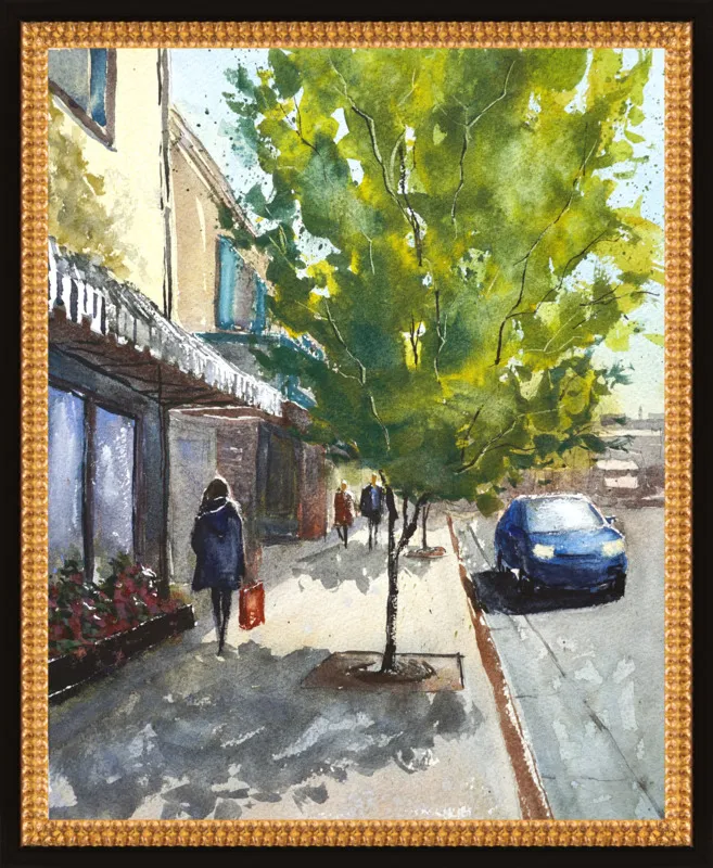 Shops in Laguna by Lauren Dusing for Artfully Walls