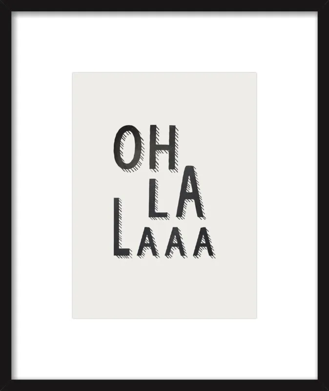 Oh la la by Lonneke de Roos - Kind of Style for Artfully Walls