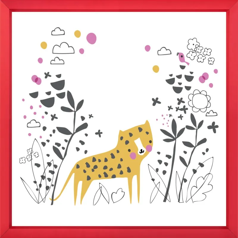 Little jungle leopard by Lizzie Mackay for Artfully Walls