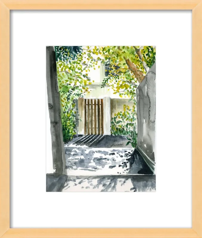 Garden Gate by Miri Eshet for Artfully Walls