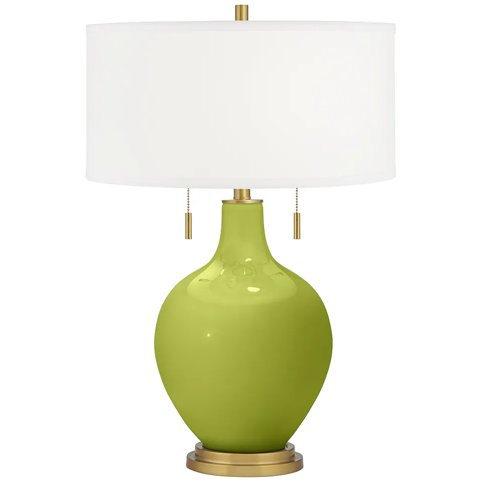 Parakeet Toby Brass Accents Table Lamp