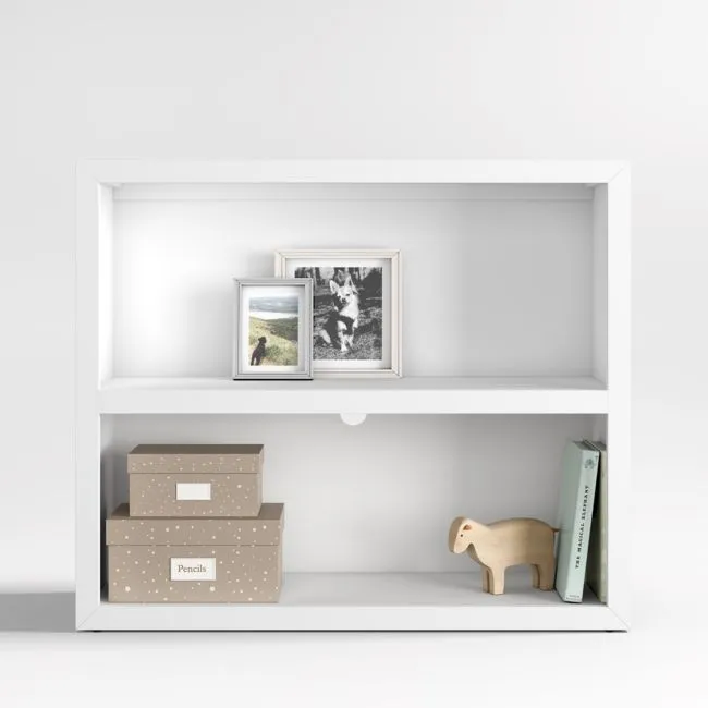 Ever Simple 36" Modular White Wood Kids Bookcase