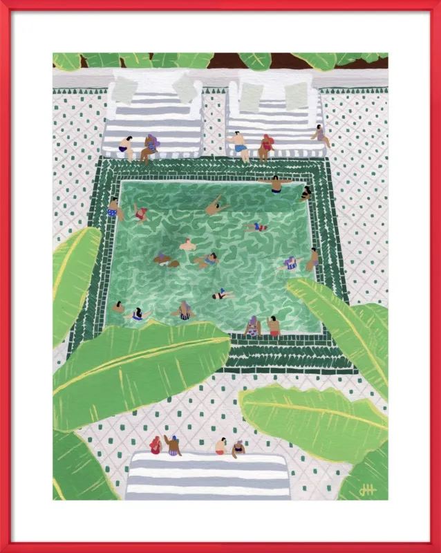 Green Riad by Joanne Ho for Artfully Walls