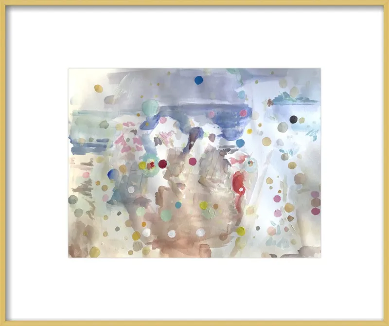 Beach scene (from memory)  by Hannah Dean for Artfully Walls
