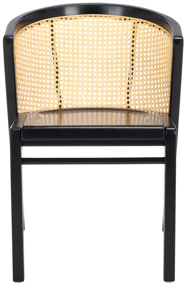 Edan Dining Chair - Black / Natural
