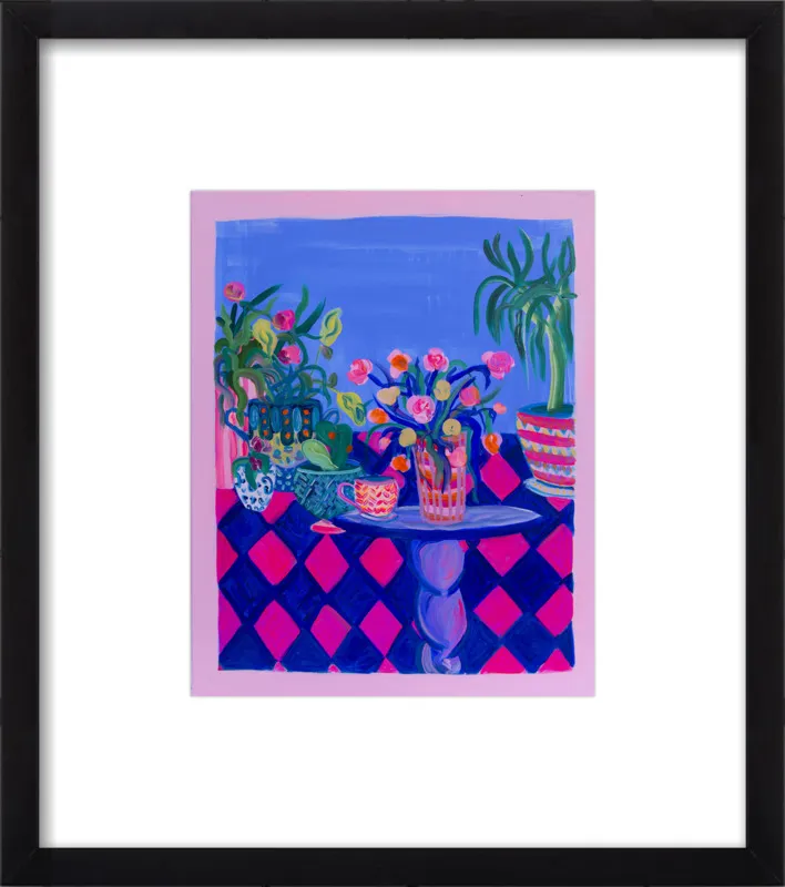 Pots and Plants painting by Davina Shefet for Artfully Walls