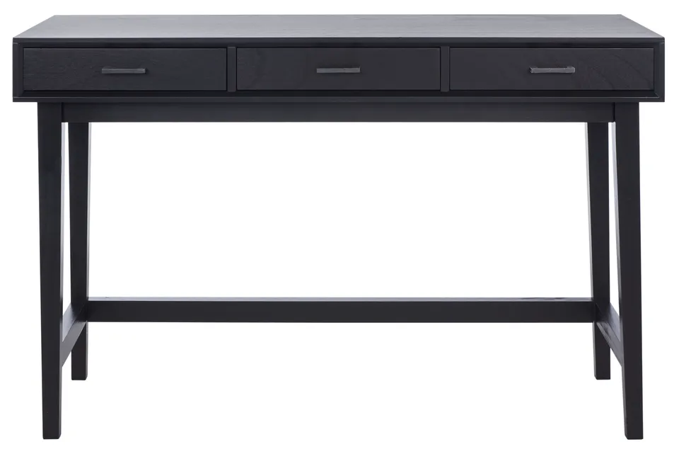Hawthorn 3 Drawer Desk - Black