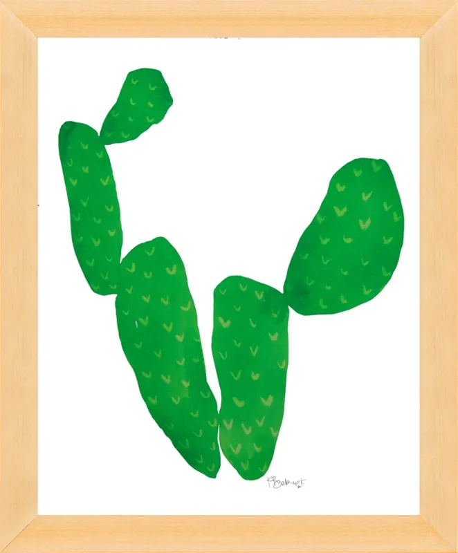 Green Cacti by Kate Roebuck for Artfully Walls