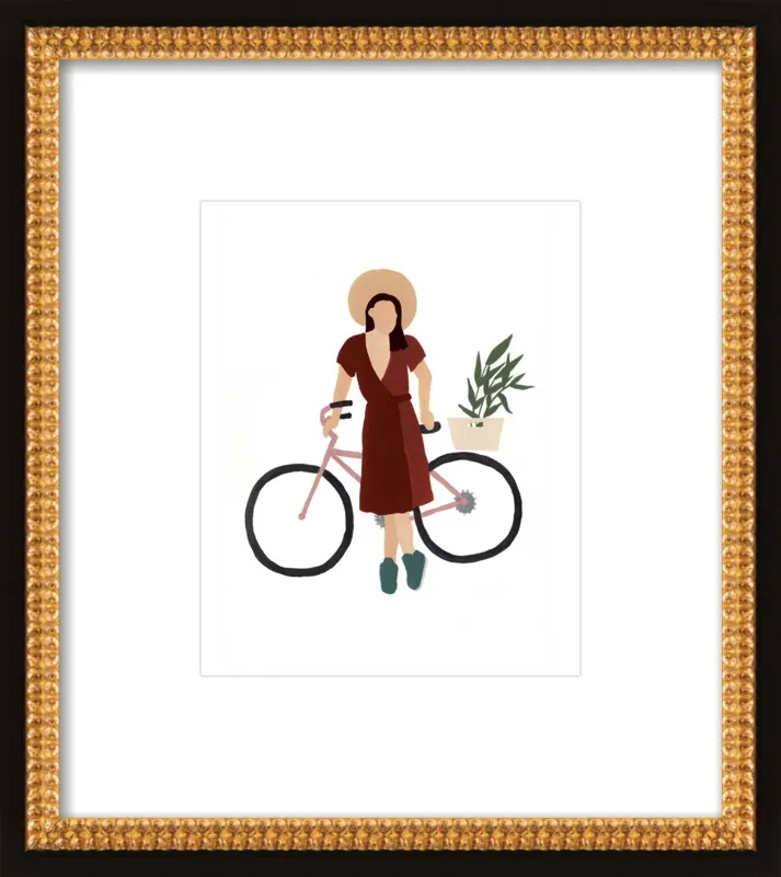 Biking Beauty by Taylor Ann for Artfully Walls
